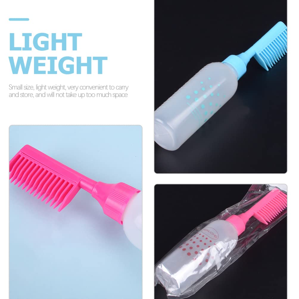 FRCOLOR 3-Piece Hair Dye Kit with Scale - Hair Coloring Bottles, Applicator Brush, Squeeze Bottles & Dye Comb - Professional Hair Bleaching & Styling Tools for Salon & Home Use