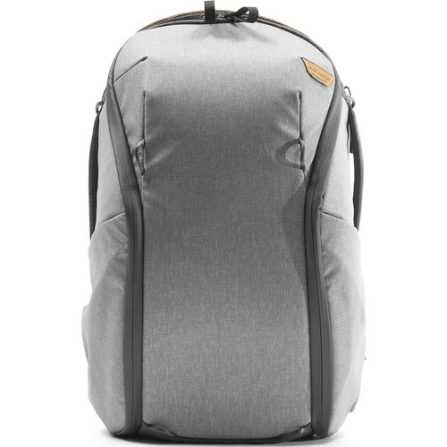 Peak Design Everyday Backpack 15L - Waterproof Camera Backpack with Zip Closure in Ash Gray - Perfect for Travel, Photography & Daily Commute