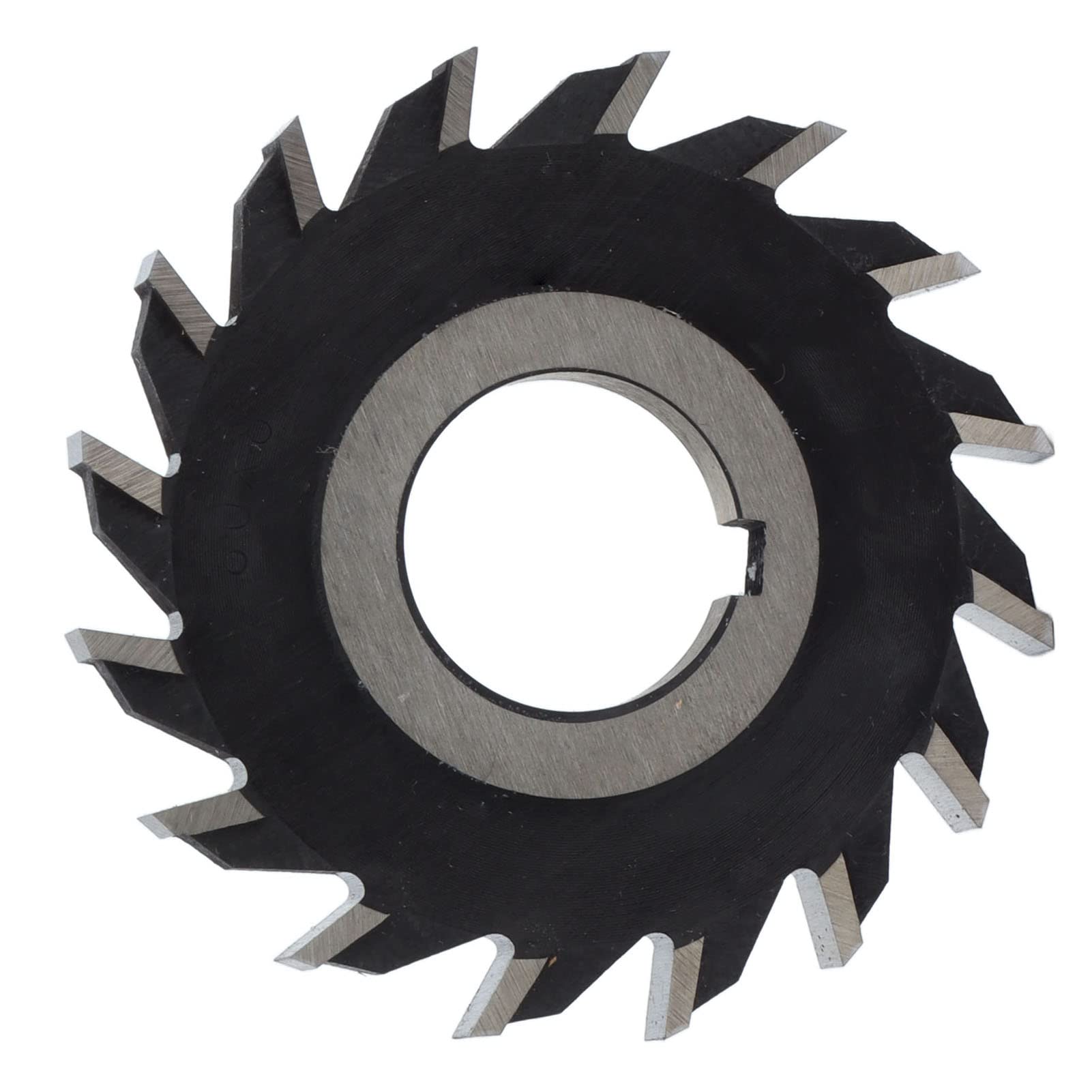Hilitand 16 Teeth High Speed Steel Milling Cutter - 80mm Diameter Flat End Face Mill with Center Cutting for Metalworking & CNC Machining - Perfect for Aluminum, Steel & Wood Processing