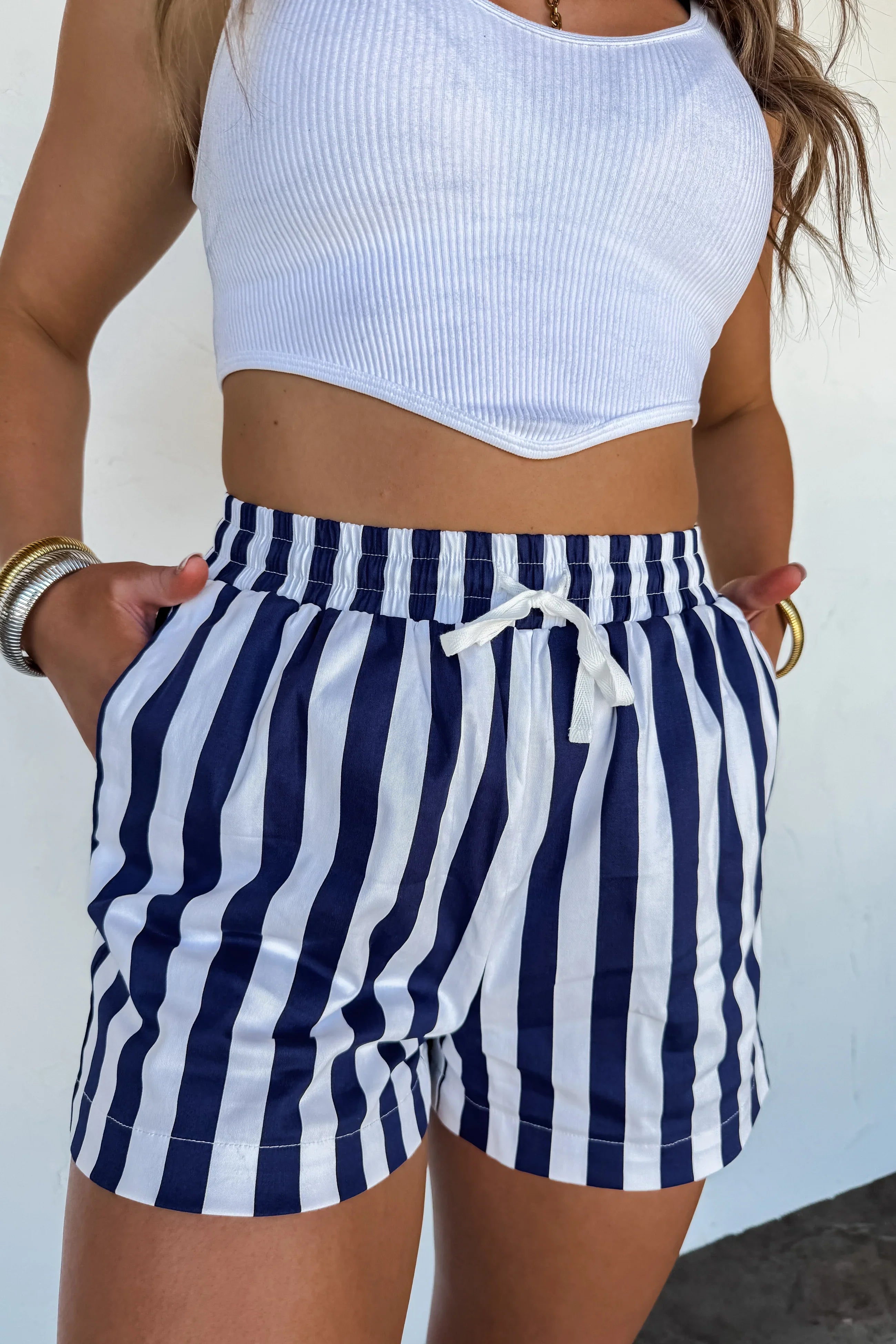 PREORDER: All American Babe Shorts - Women's High Waisted Athletic Shorts for Running, Yoga & Workout | Comfortable & Stylish Activewear