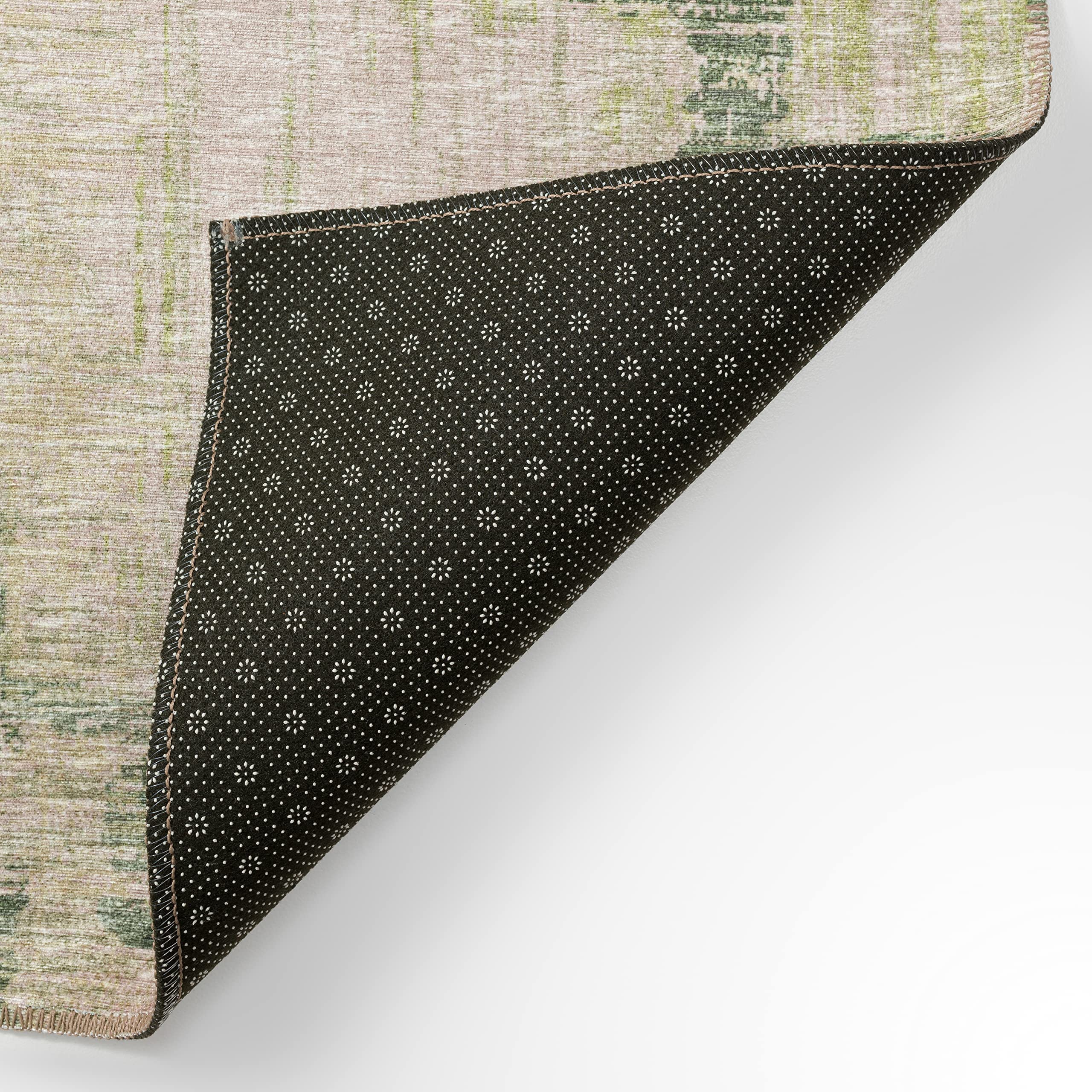 Addison Rugs Yuma AYU45 Green 8' x 10' Area Rug - Soft Indoor Outdoor Carpet for Living Room, Bedroom, Patio & Home Decor