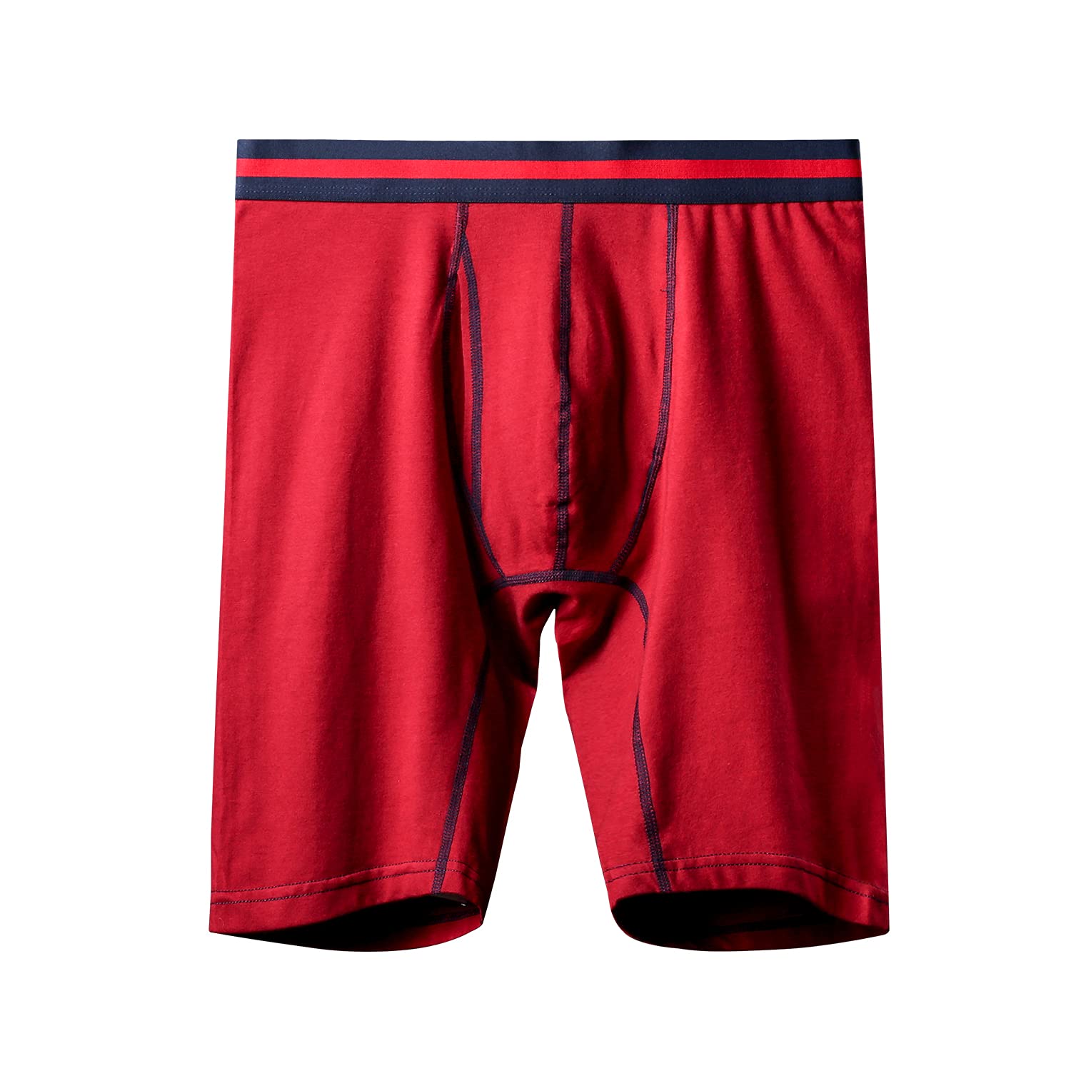 **Azuki Men's Long Leg Boxer Briefs - Soft & Breathable Underwear for Everyday Comfort - Perfect for Workout, Sleep & Daily Wear**