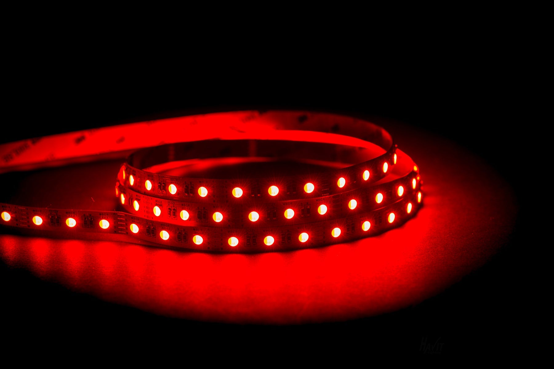 14.4W 12V RGB/WW 5050 LED Strip Light - IP20 Waterproof Flexible Tape Lighting (1 Meter) for Home Decor, Bedroom, Kitchen, and Party Ambiance