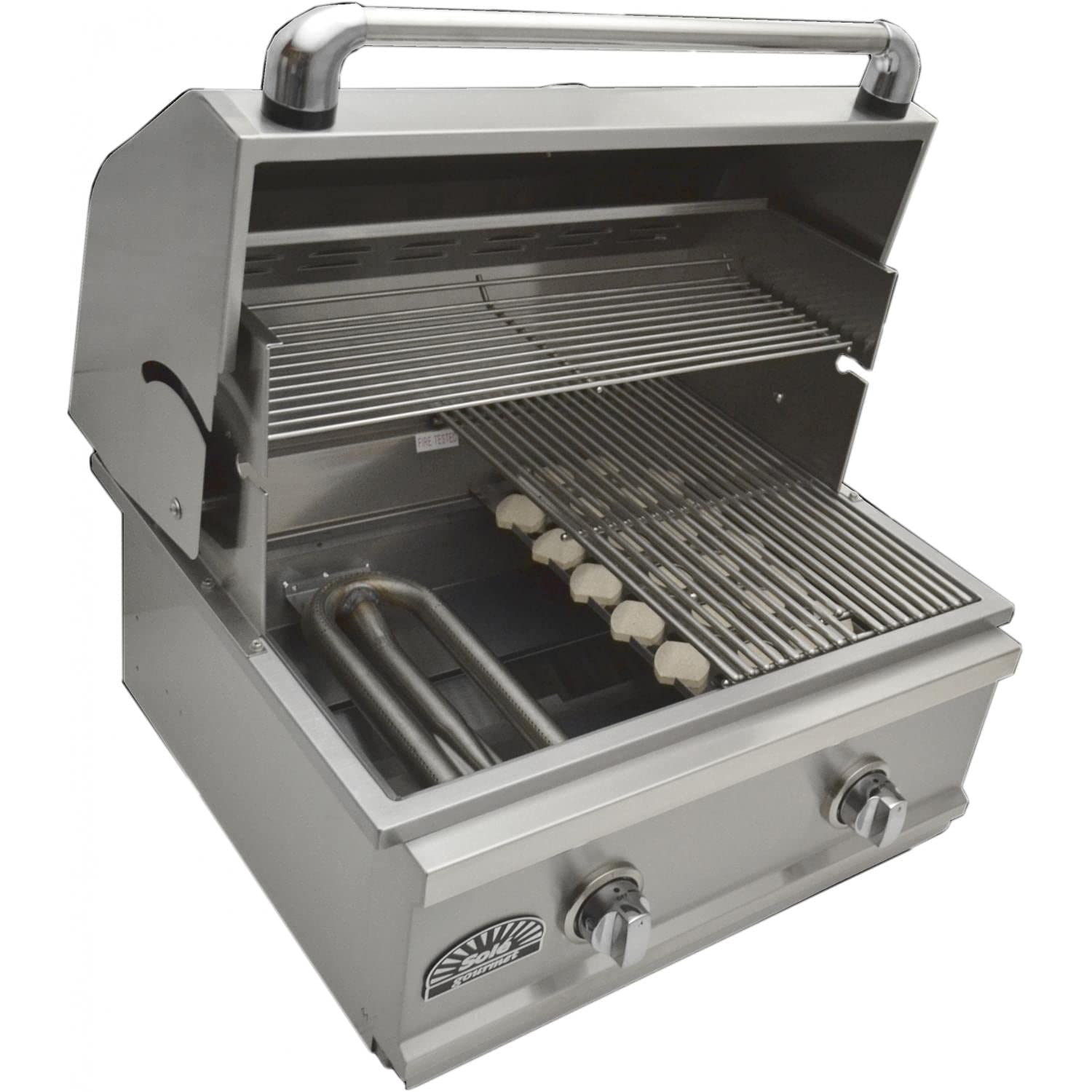 Sole Luxury TR 26-Inch Built-in Propane Gas Grill - Outdoor BBQ Grill for Patio, Deck & Backyard Cooking | Stainless Steel Construction | Perfect for Family Gatherings & Summer Parties