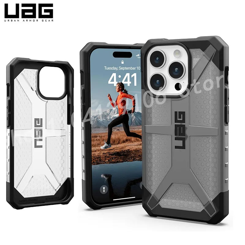iPhone 16 Plus UAG Plasma Ice Rugged Protective Case - Shockproof & Drop-Proof Cover for Outdoor Adventures & Daily Use