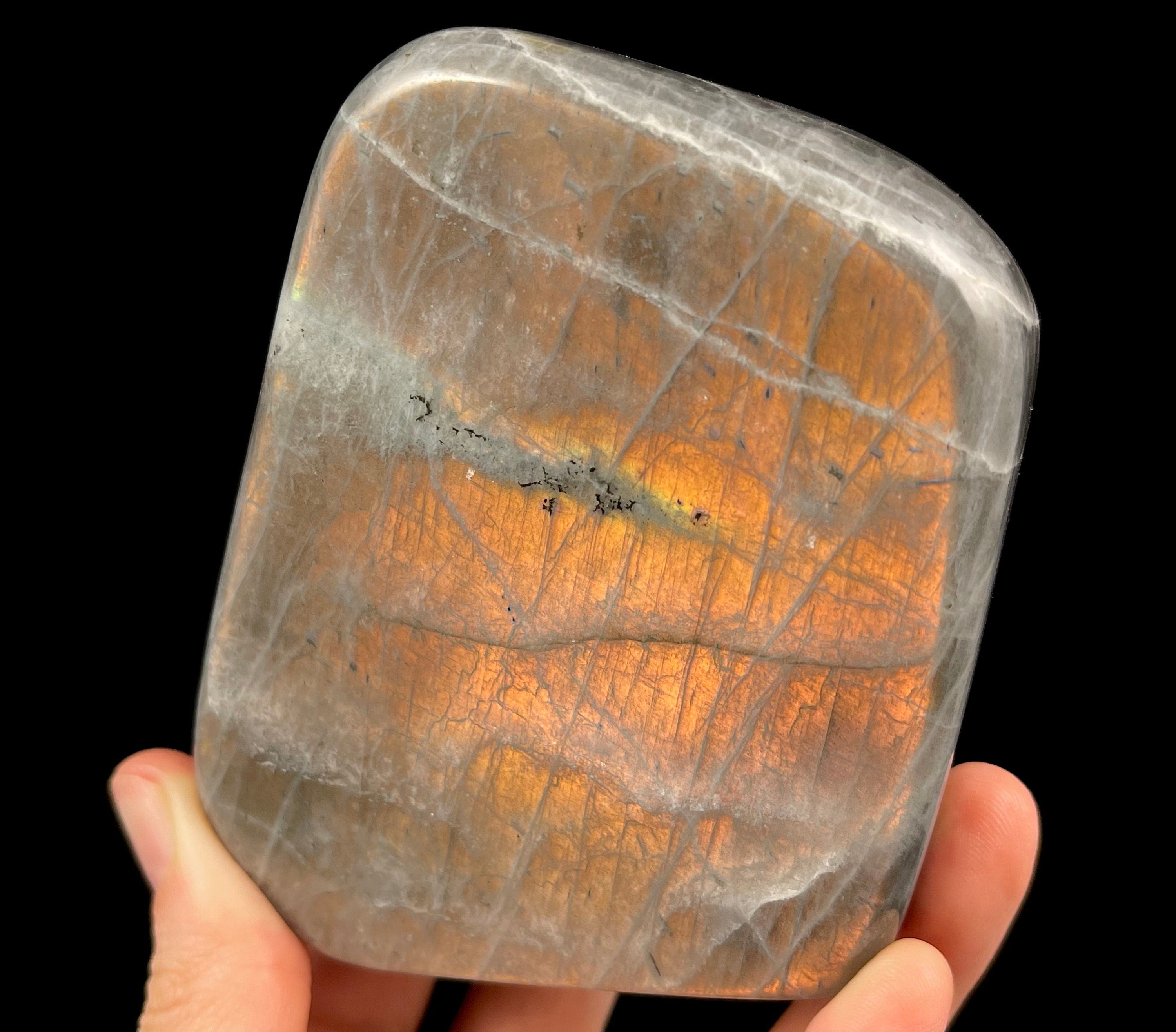 Natural Multi-Colored Labradorite Tower - Tumbled Crystal Stone for Home Decor, Healing & Meditation | Perfect for Spiritual Gifts, Yoga Spaces & Energy Healing