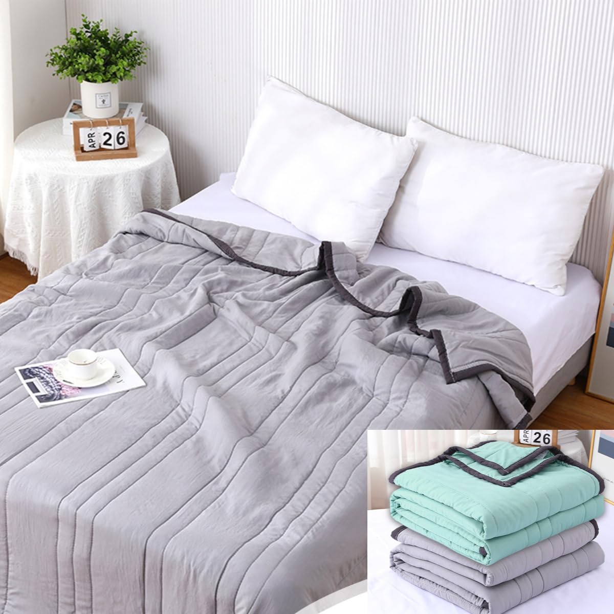 Super Soft Cooling Throw Blanket - All-Season Ice Blanket for Hot Sleepers & Night Sweats | Machine Washable & Easy Care | Perfect for Bed, Sofa & Travel