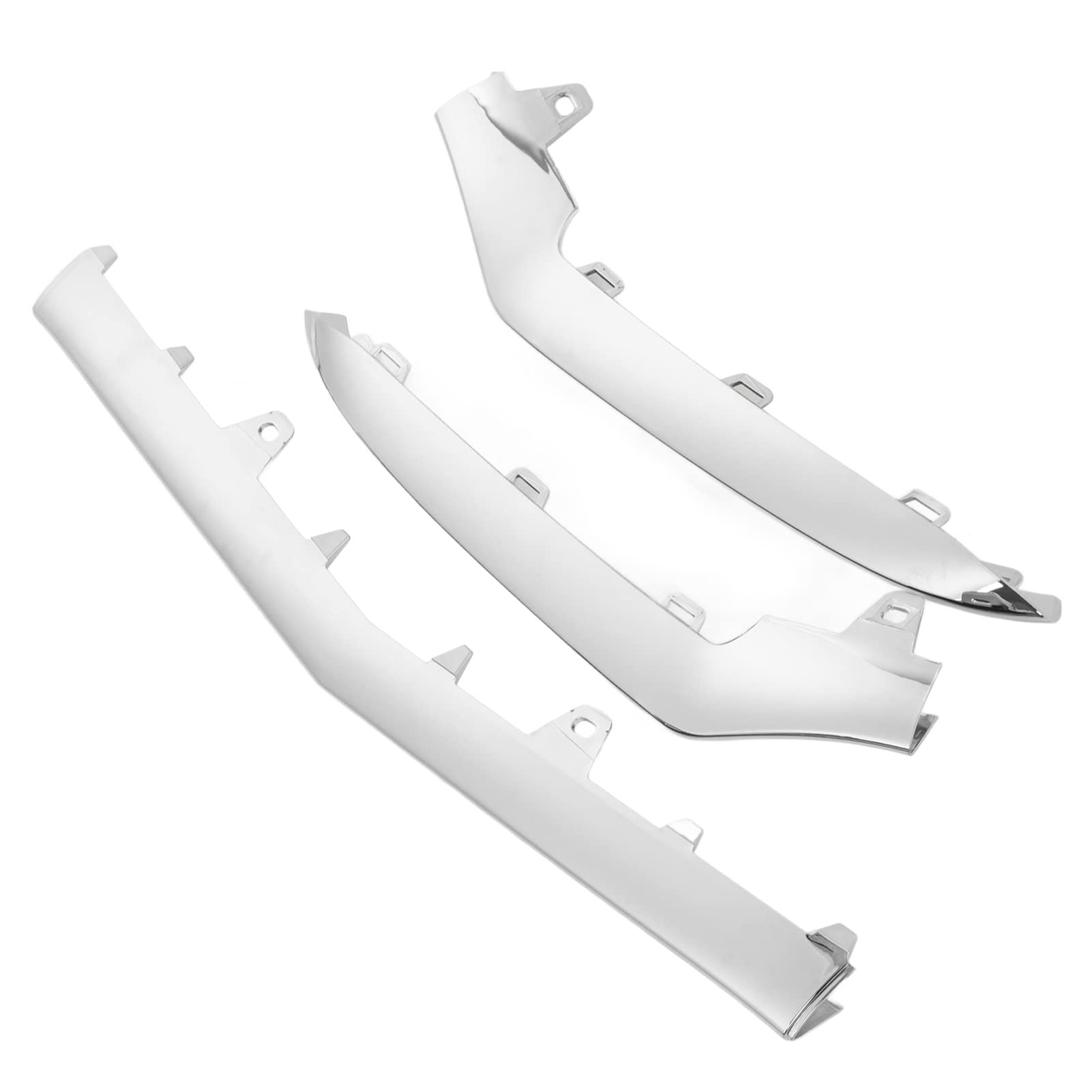 KIMISS Chrome Alloy Front Bumper Trim Moulding for Mercedes E-Class W212 Sport Facelift (2014-2016) - A2128852774, 2128852674 - Perfect for Car Upgrades & Luxury Styling