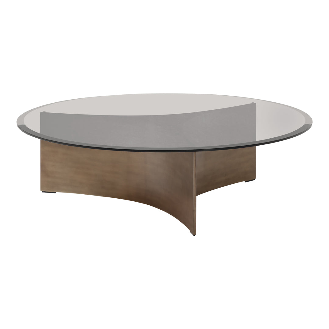 Modern Arc Coffee Table - Mid-Century Design, Solid Wood, Living Room Centerpiece for Home Decor | Perfect for Lounge, Family Room & Office Spaces