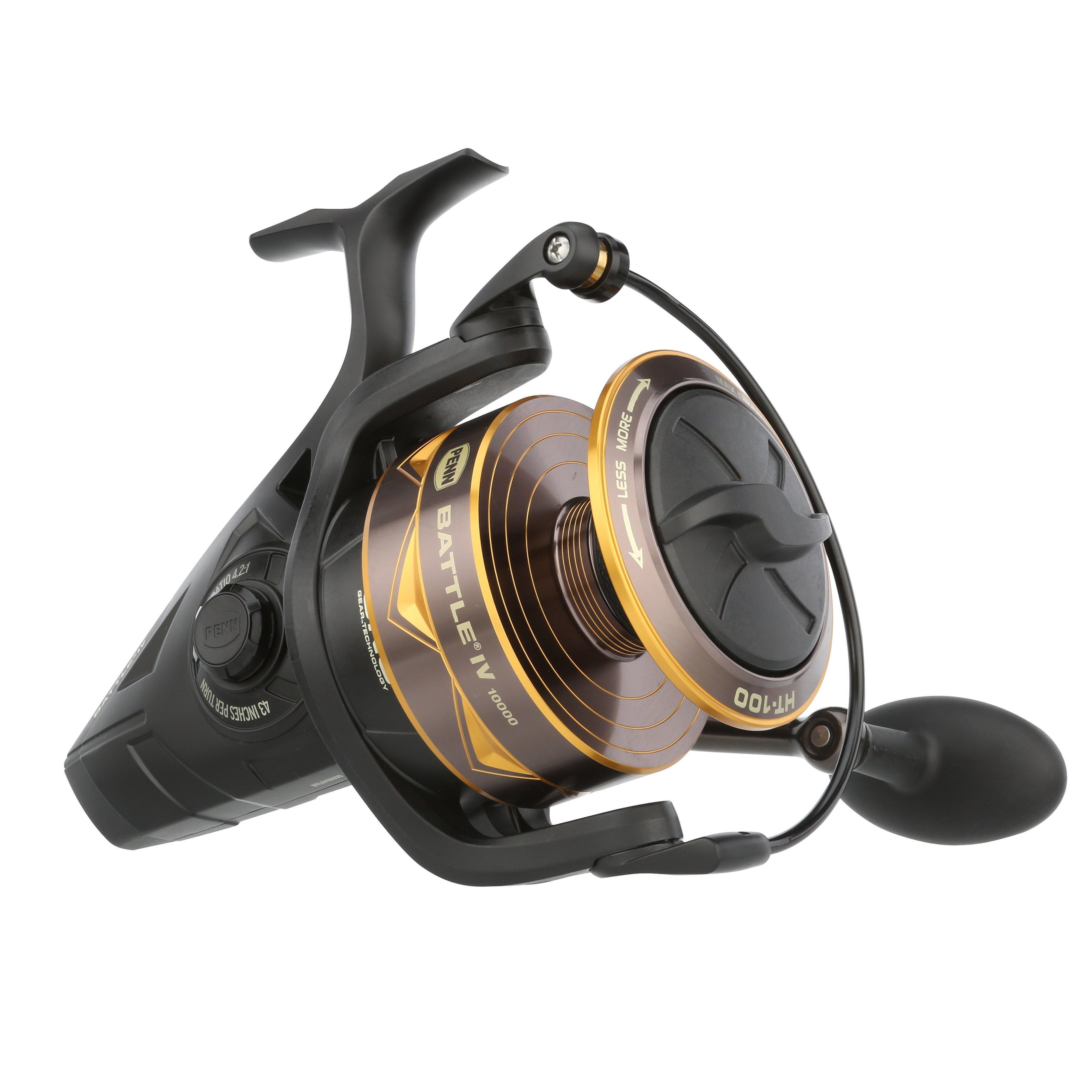 Penn Battle IV Spinning Fishing Reels - Saltwater & Freshwater Spinning Reel for Surf, Pier & Boat Fishing - Lightweight & Durable Fishing Gear for Bass, Trout & Saltwater Species