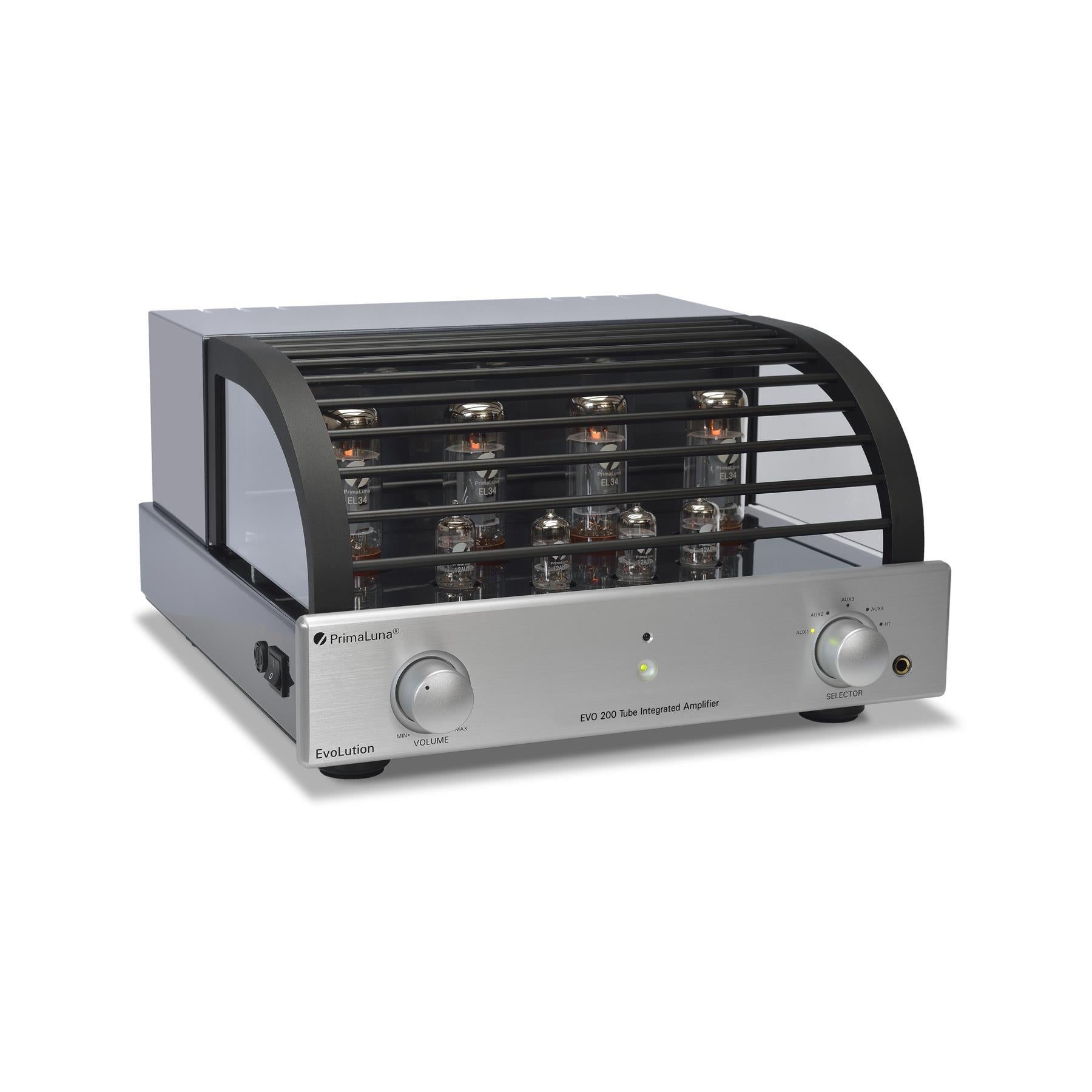 PrimaLuna EVO 200 Integrated Tube Amplifier - High-End Vacuum Tube Stereo Amp for Audiophiles | Perfect for Home Theater & Music Listening Rooms