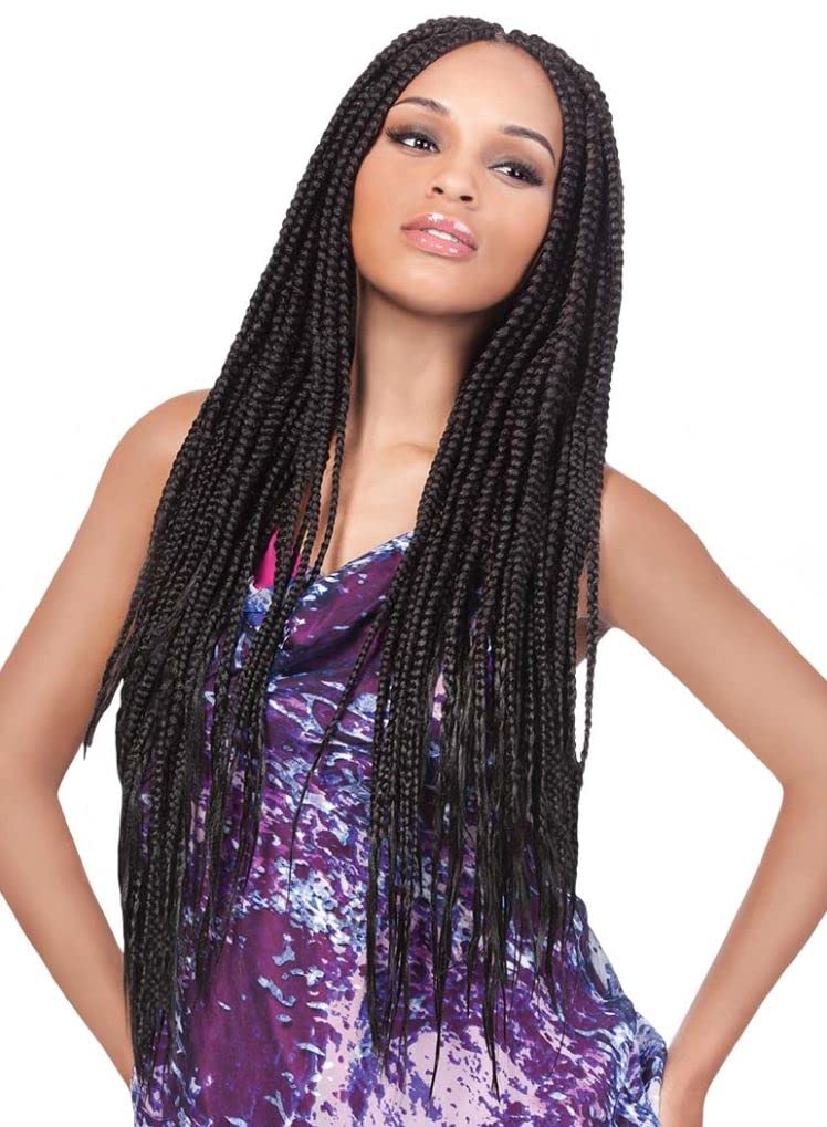 OUTRE Synthetic Hair Braids Kanekalon Jumbo Braid - 9-Pack (350g) for Box Braids, Crochet Styles & Protective Hairstyles | Multi-Pack Value Deal