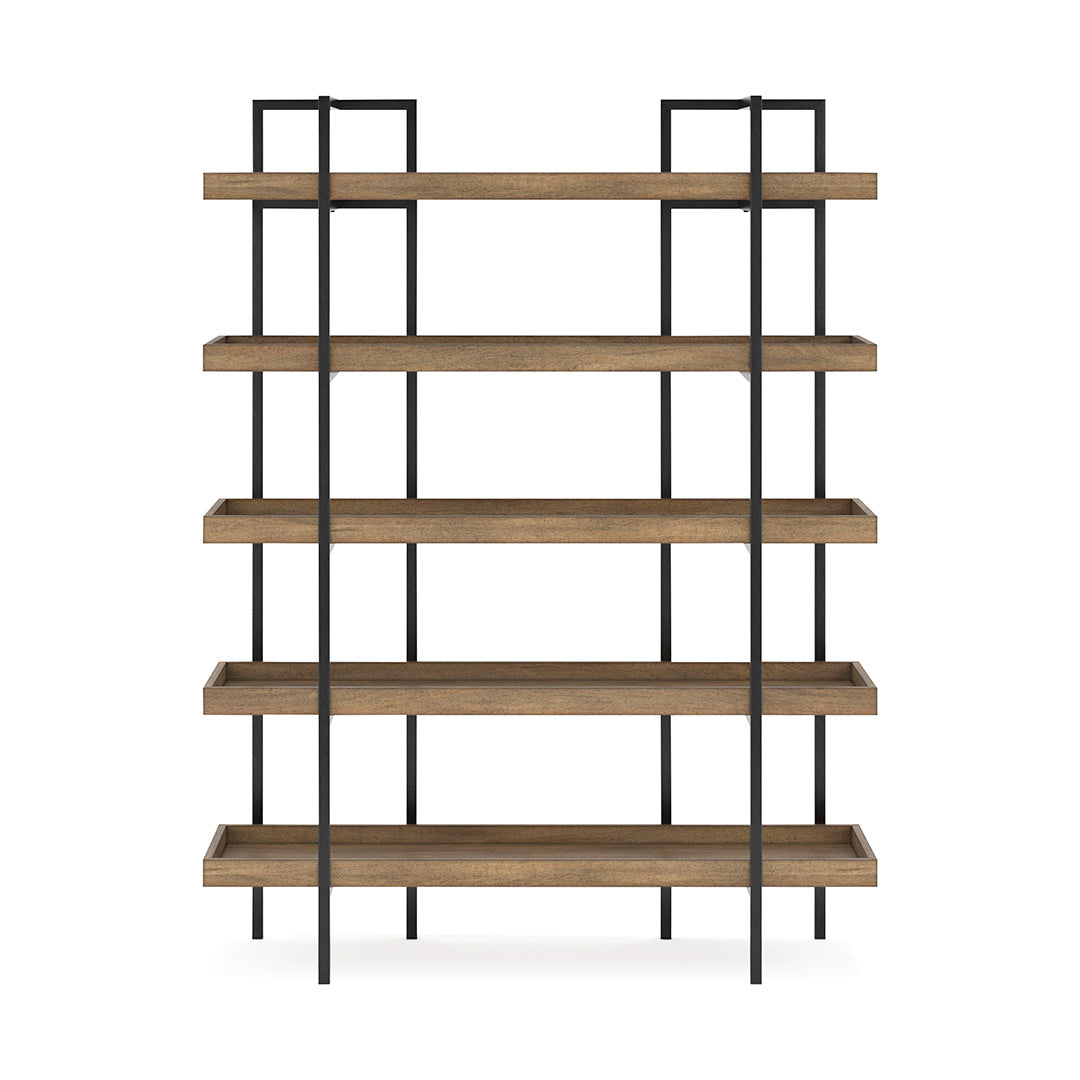Montia Bookcase - Modern Wooden Bookshelf for Home & Office - Stylish Storage for Books, Decor & Essentials | Perfect for Living Room, Bedroom, Study & Office Organization