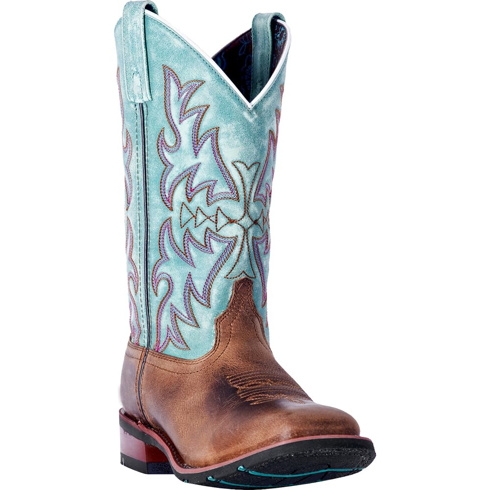 Laredo Women's Anita Embroidered Square Toe Casual Boots - Mid Calf Western Boots with 1-2