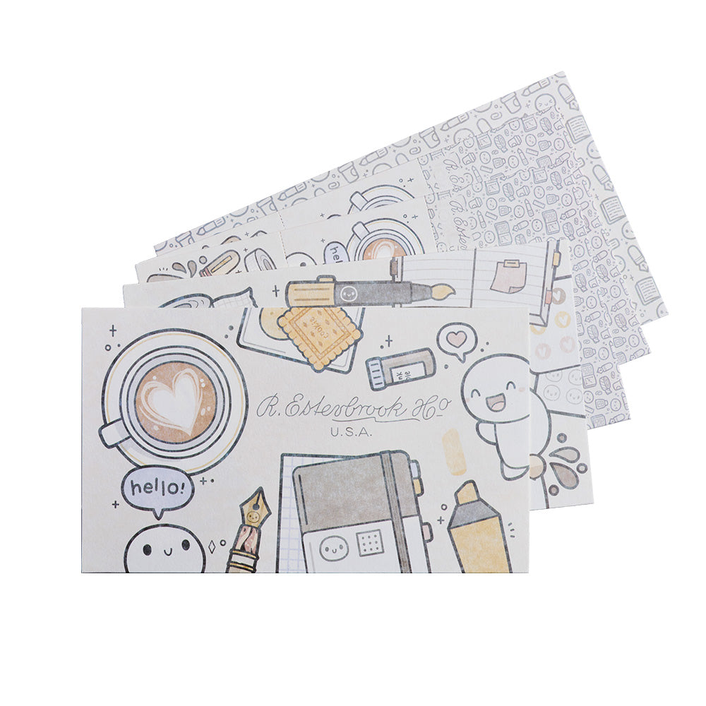 Esterbrook TheCoffeeMonsterzCO Limited Edition Blotter Paper - Premium Absorbent Paper for Fountain Pens, Calligraphy & Art - Perfect for Ink Testing, Sketching & Stationery Lovers