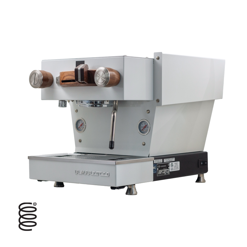 La Marzocco Linea Mini R WiFi App-Connected Espresso Machine - White Walnut/Stainless Steel - Professional Home Barista Coffee Maker for Espresso & Cappuccino Lovers