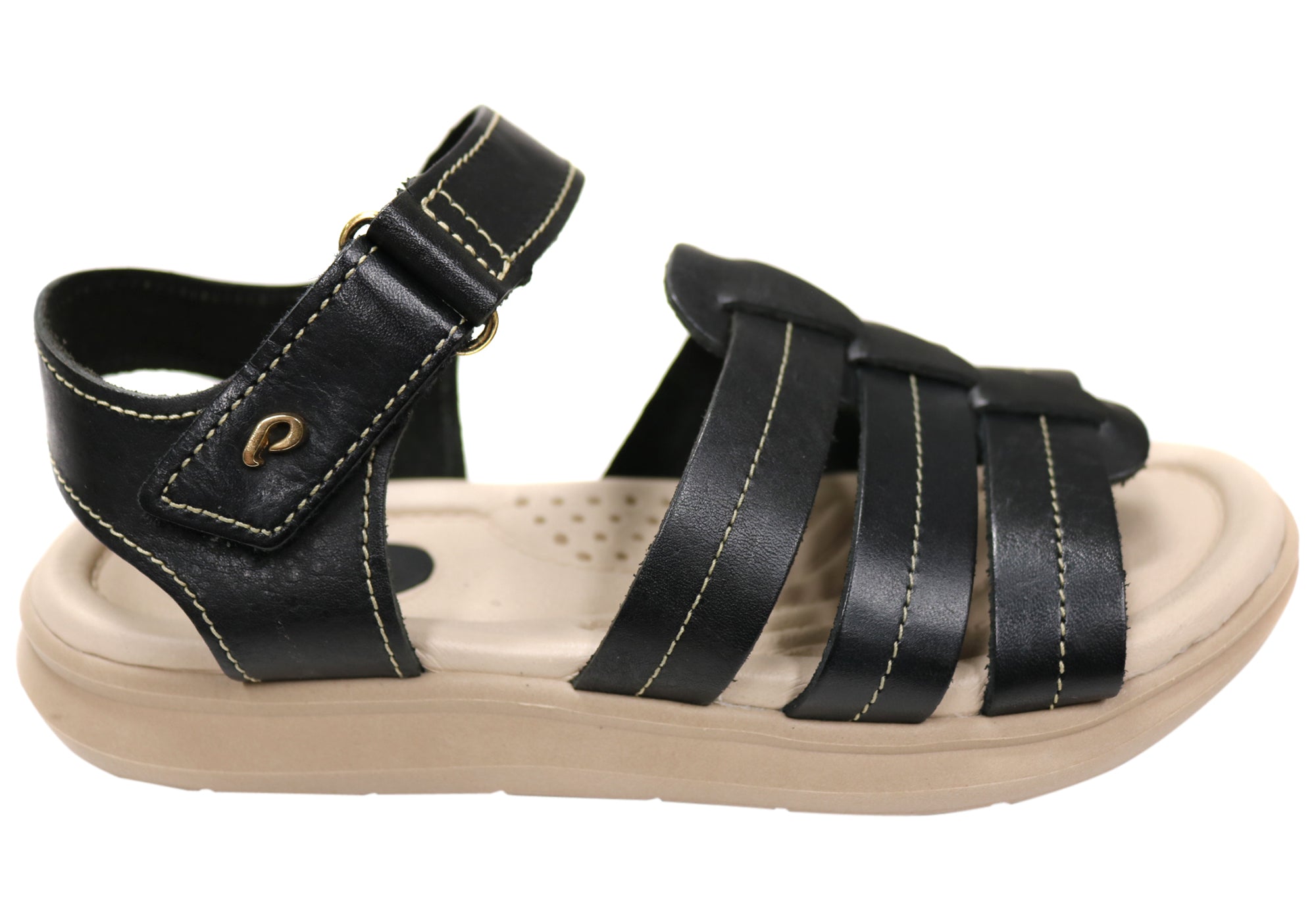 Pegada Pina Women's Comfortable Leather Sandals - Handmade in Brazil - Perfect for Beach, Vacation & Summer Outfits