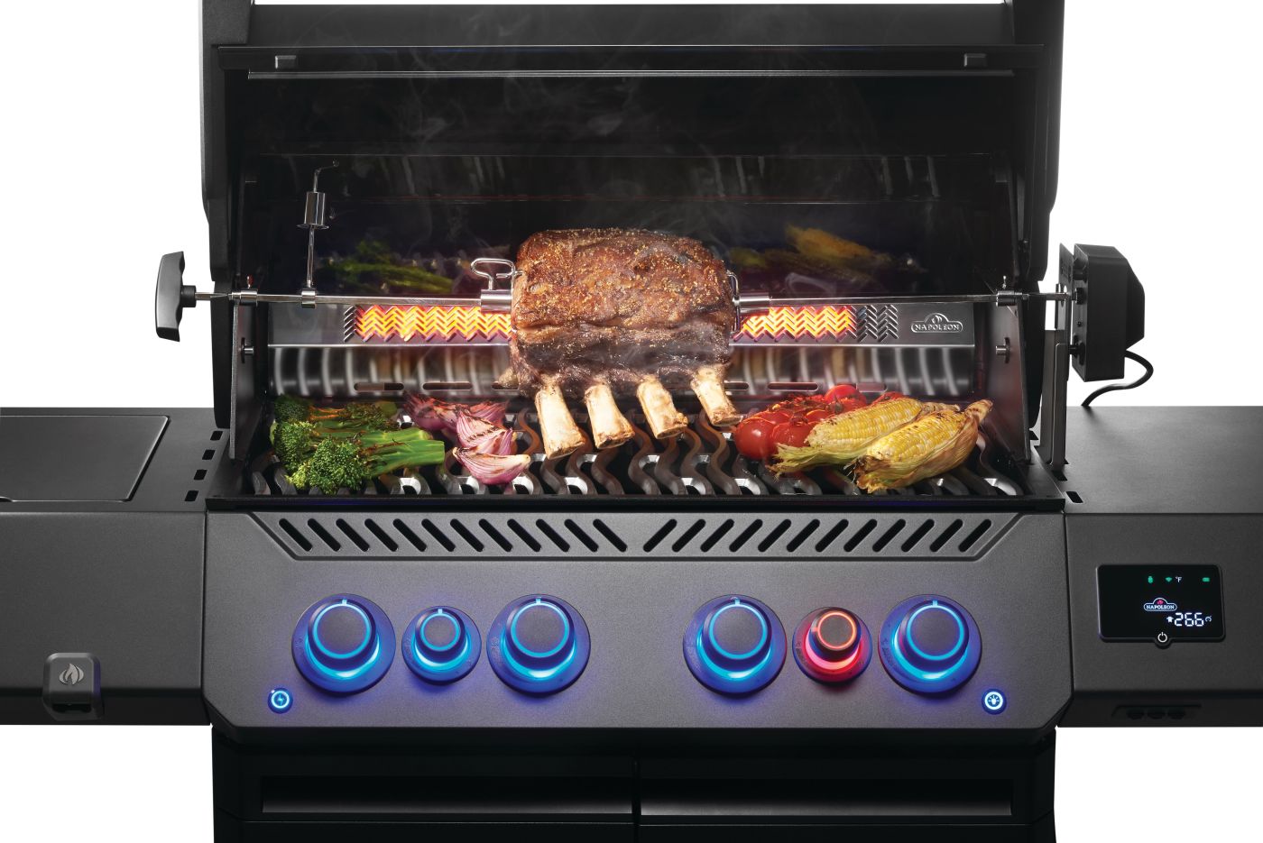Napoleon Phantom Prestige 500 RSIB Smart Gas Grill - Outdoor BBQ Grill with Connected Technology for Backyard Cooking & Entertaining