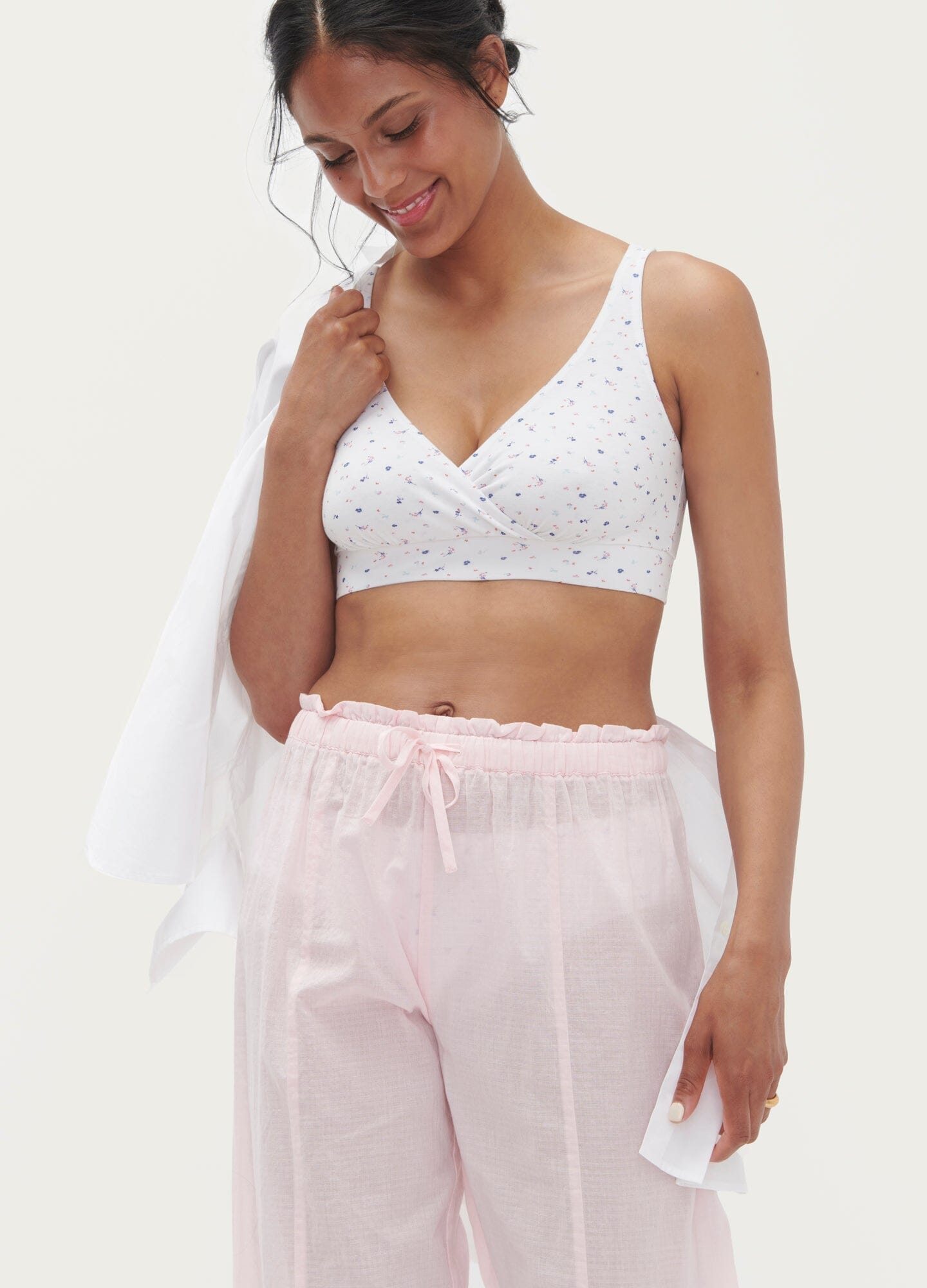 Best Nursing Sleep Bra for Comfortable Breastfeeding - Soft Maternity Bra for Nighttime Nursing & Pumping - Perfect for New Moms & Breastfeeding Mothers at Home or Hospital