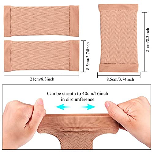 Geyoga 4-Pair Women's Arm Wrap Shapers for Toning & Fitness - Breathable Compression Sleeves for Workout, Yoga & Running - Slimming Arm Shape Supplies for Active Women