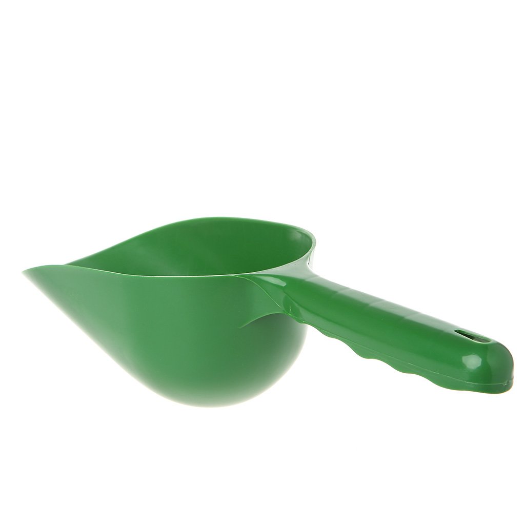 **Multifunctional Green Plastic Garden Spoon - Durable Digging Tool for Planting, Transplanting & Soil Scooping - Ideal for Gardening, Potting & Outdoor Landscaping**