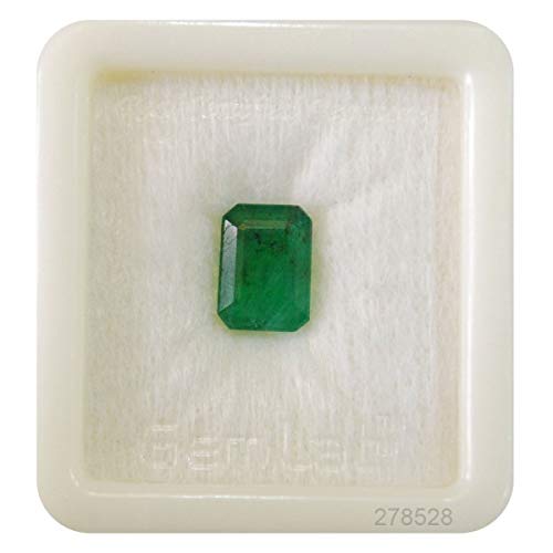 6.25 Ratti / 5.62 Carat Natural Beryl Emerald (Panna Stone) - Certified Loose Gemstone for Jewelry Making, Healing & Meditation | Perfect for Rings, Pendants & Spiritual Practices