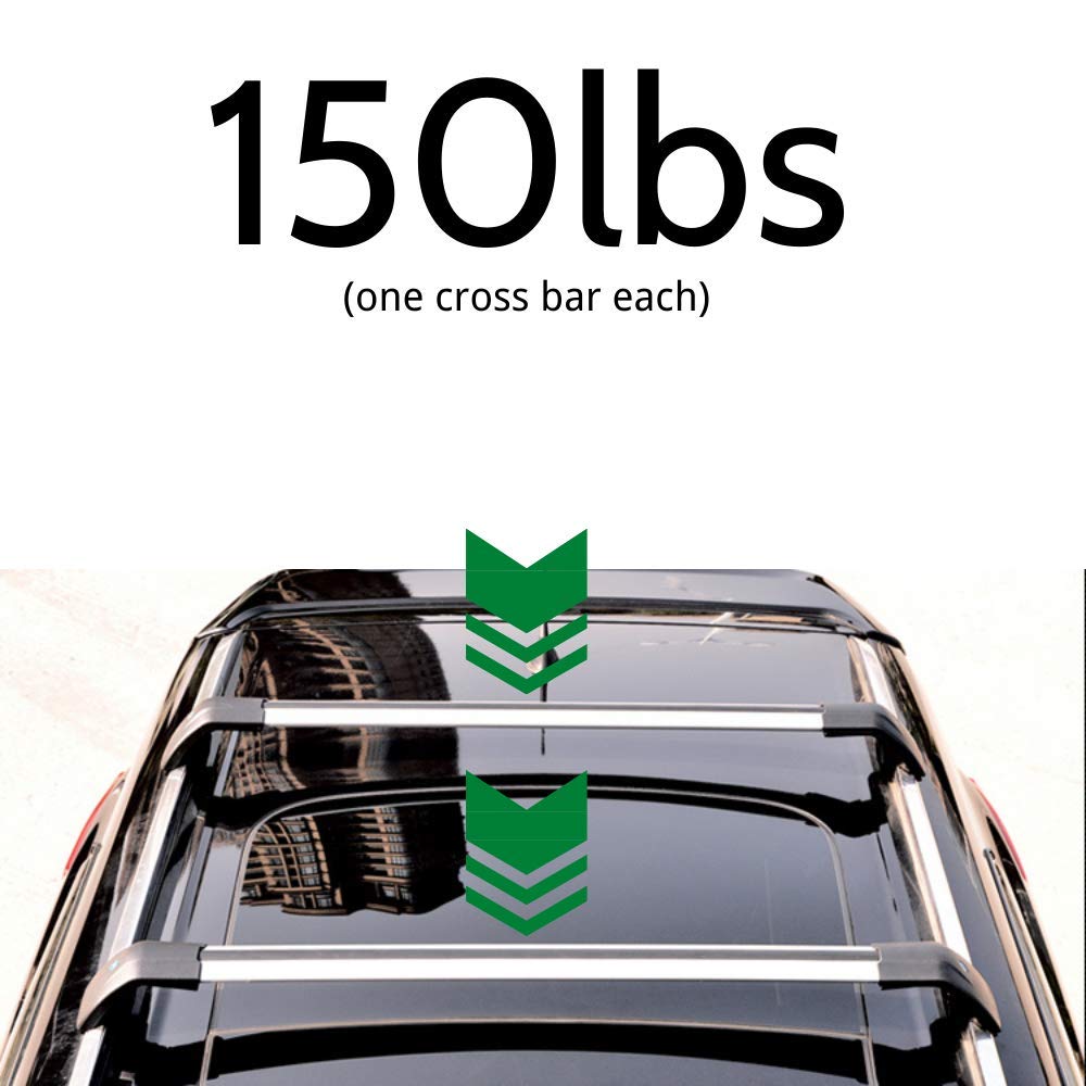 **Aluminum Roof Rack Cross Bars for Infiniti QX50 2019-2020 | Heavy-Duty Cargo Carrier for Luggage, Kayak, Canoe, Bike, Snowboard & Skiboard | Perfect for Road Trips & Outdoor Adventures**