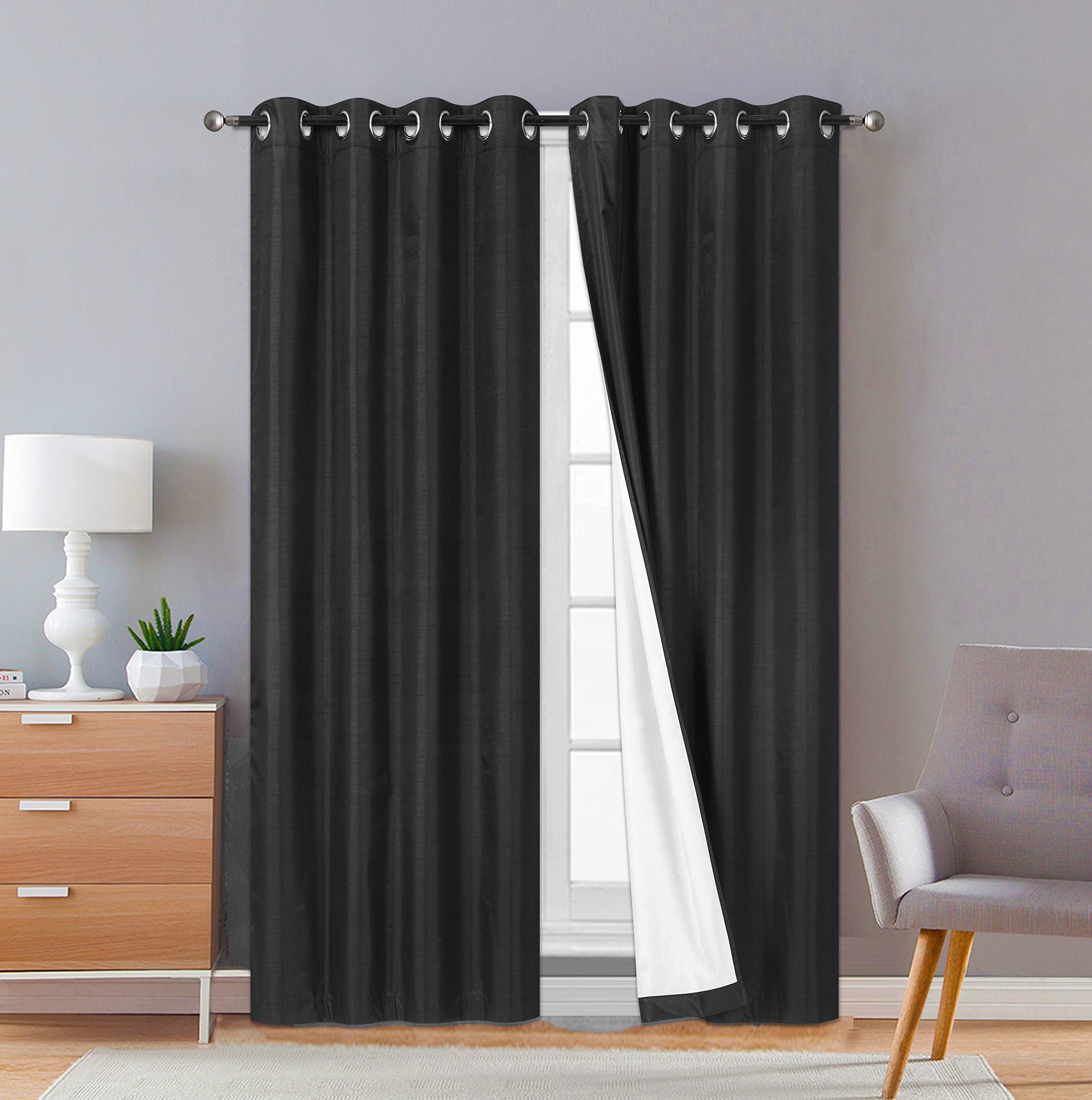 Premium Blackout Curtains - 2 Panels Set, 54