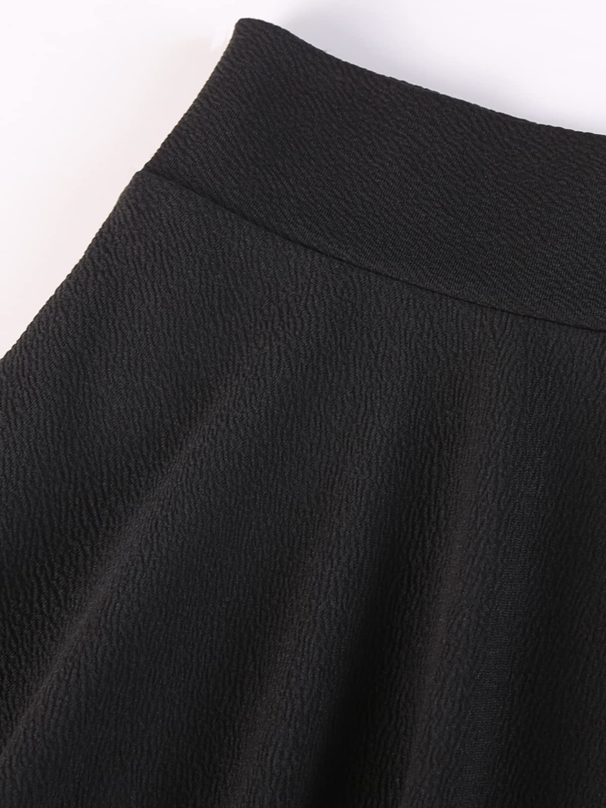 DJT Women's Girls Stretchy High Waist Pleated Casual Mini Skater Skirts with Built-in Shorts - Perfect for Dance, School, and Summer Outfits