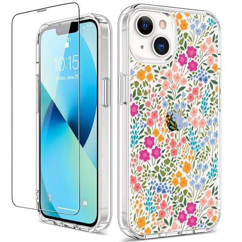 Colorful Floral / Clear