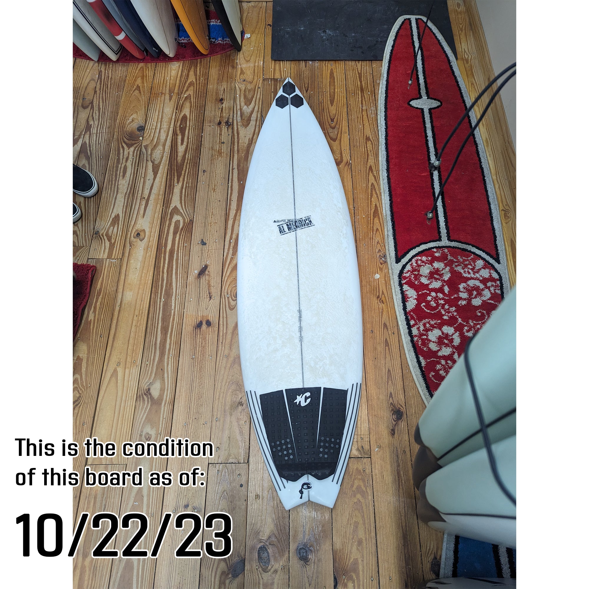 Channel Islands OG Flyer Demo Surfboard with FCS II Fin System - Perfect for Wave Riding & Surf Training | Lightweight & Durable for All Skill Levels