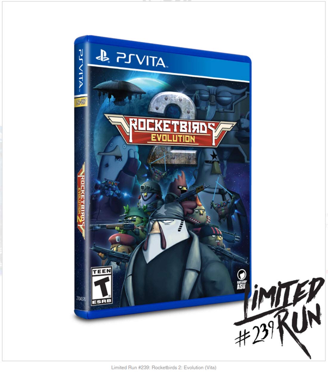 Rocketbirds 2: Evolution PSVITA Game with Soundtrack - Limited Run Games #239 | Action-Adventure Gameplay for PlayStation Vita Fans