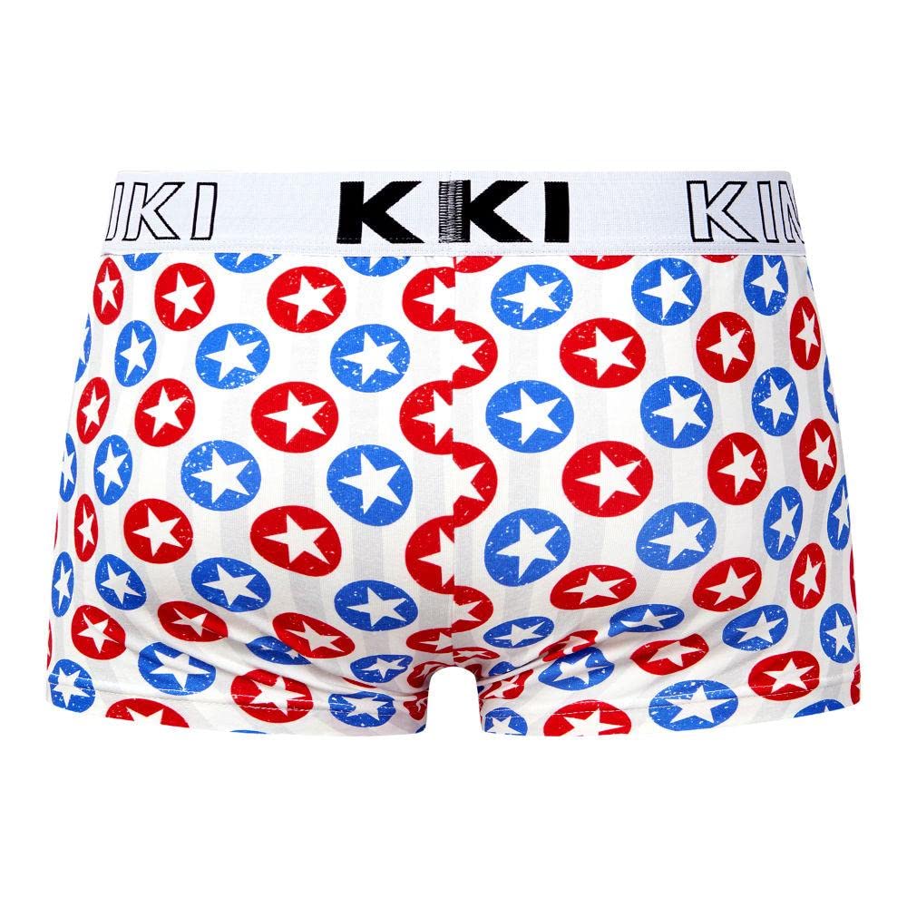 Kiniki Men's Cotton Printed Hipster Underwear - Soft & Breathable Low Rise Briefs for Everyday Comfort - Perfect for Gym, Lounge & Sleep