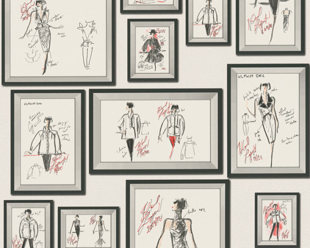 Karl Lagerfeld Picture This Framed Wall Art - Vintage Fashion Photography for Home & Office Decor - Perfect for Living Room, Bedroom, or Gift Idea