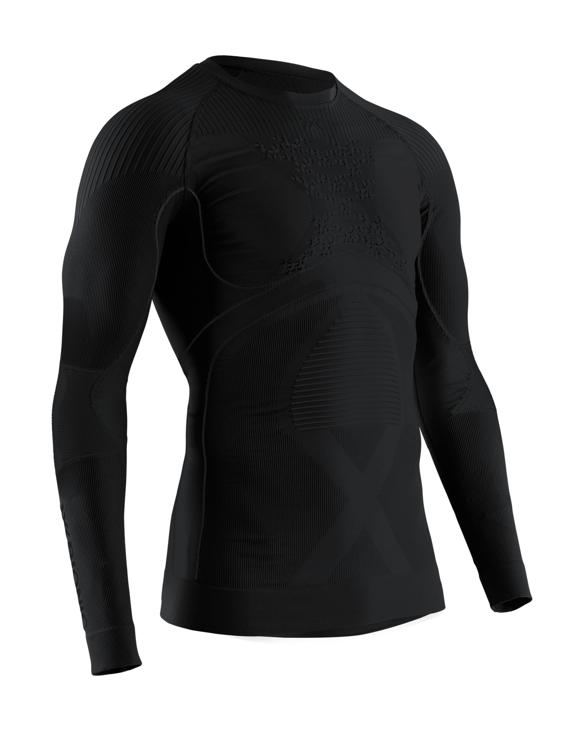 X-Bionic Men's Energy Accumulator 4.0 Performance Shirt - Moisture Wicking Long Sleeve Baselayer for Running, Hiking & Outdoor Sports