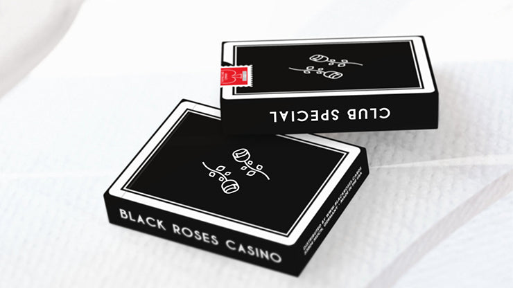 Premium Black Roses Casino Playing Cards - Elegant Design for Poker, Blackjack & Magic Tricks - Perfect for Game Nights & Professional Play