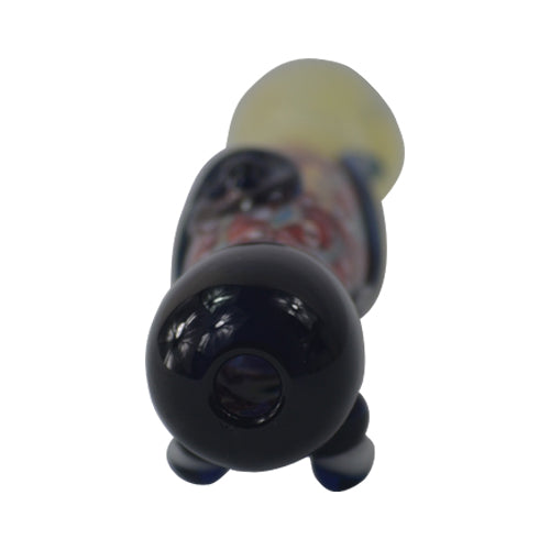 Octopus Chillum Glass Pipe - Handmade Smoking Pipe for Herbs & Tobacco - Portable & Durable for Travel, Hiking, Camping & Outdoor Use