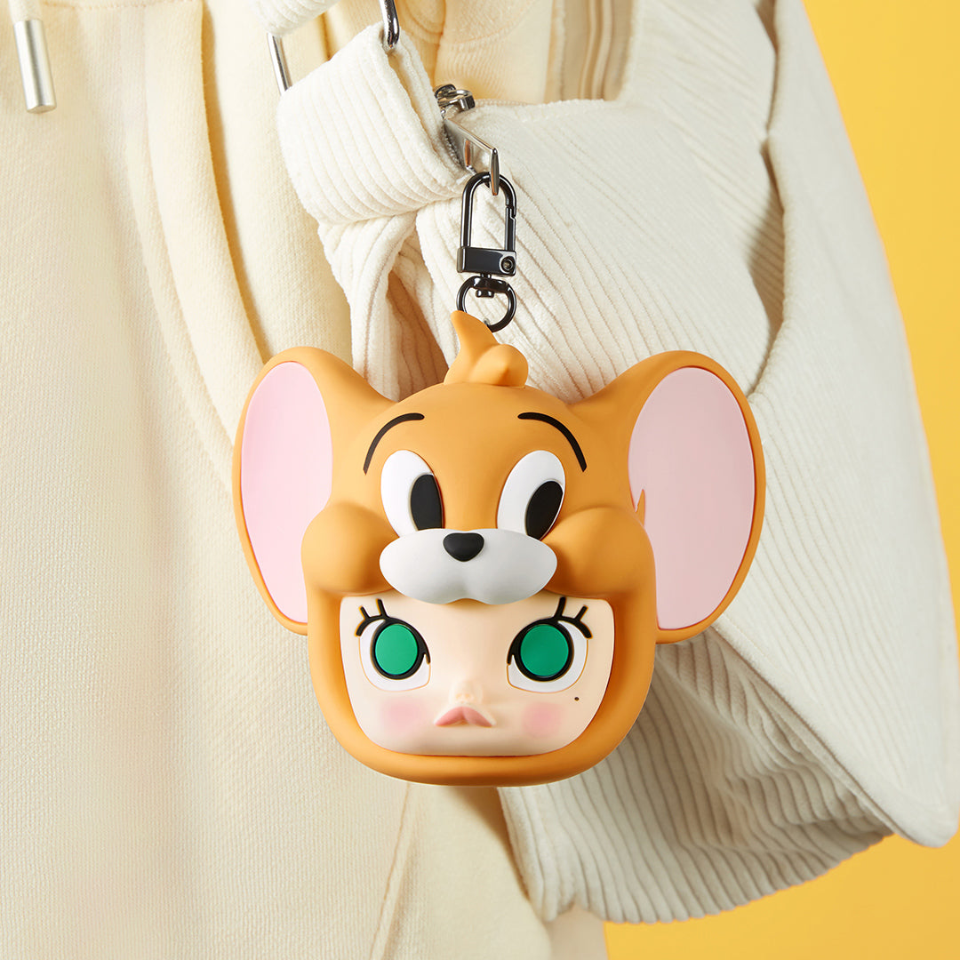 POP MART Molly x Warner Bros. 100th Anniversary Series Tom & Jerry Earphone Case - Cute Cartoon Design for iPhone & Android Phones - Perfect for Travel, School & Daily Use