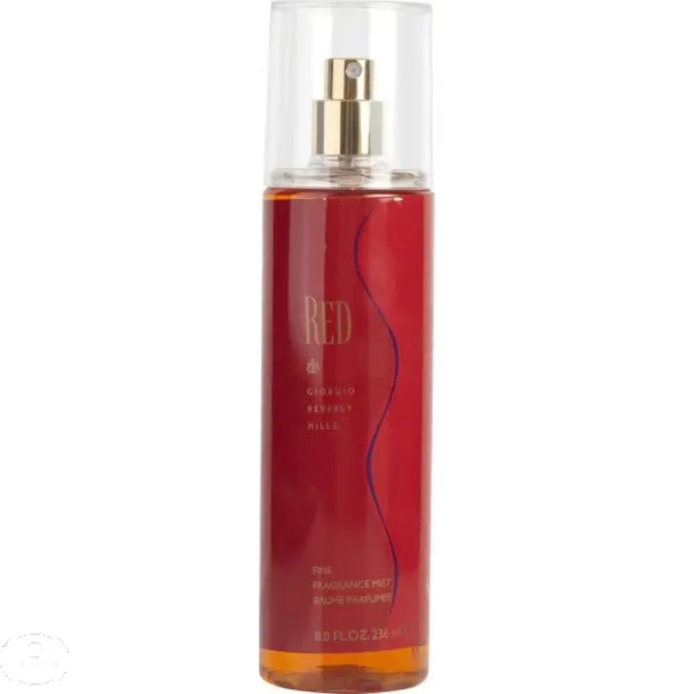 Red by Giorgio Beverly Hills Body Mist 8 Oz - Long Lasting Fragrance for Women | Perfect for Daily Wear, Date Nights & Special Occasions