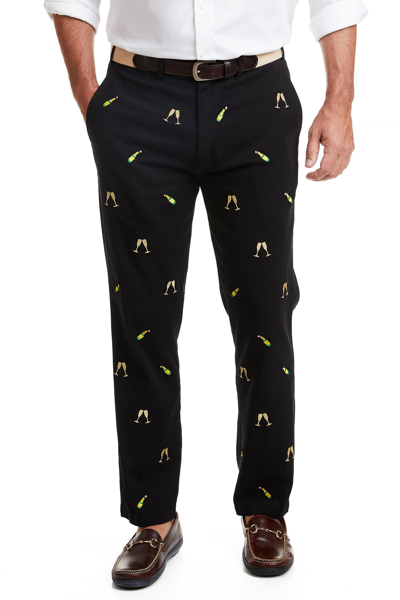Harbor Pant Black with Champagne Toast - Stylish Women's Casual Pants for Work, Travel & Everyday Wear | Comfortable & Fashionable Trousers