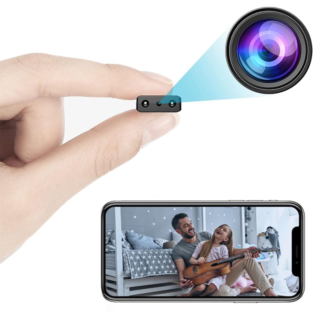 Wireless WiFi Security Camera 1080P HD - Indoor/Outdoor Smart Home Camera for Baby, Pet, Nanny Monitoring with Night Vision & Phone App Remote Access - Ideal for Home, Office, and Nursery Surveillance