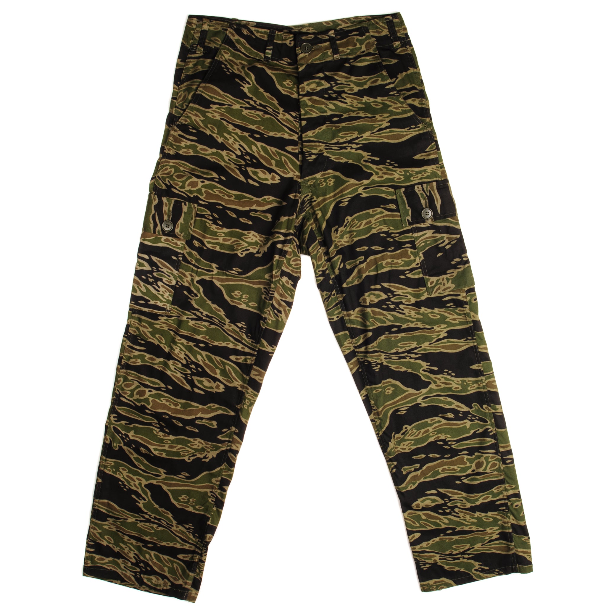 Vintage US Army Tiger Stripe LRRP Lightweight Camo Field Pants - Vietnam War Era 1960s - Size W30 L28 - Military Reenactment, Outdoor Adventure & Tactical Gear Collection