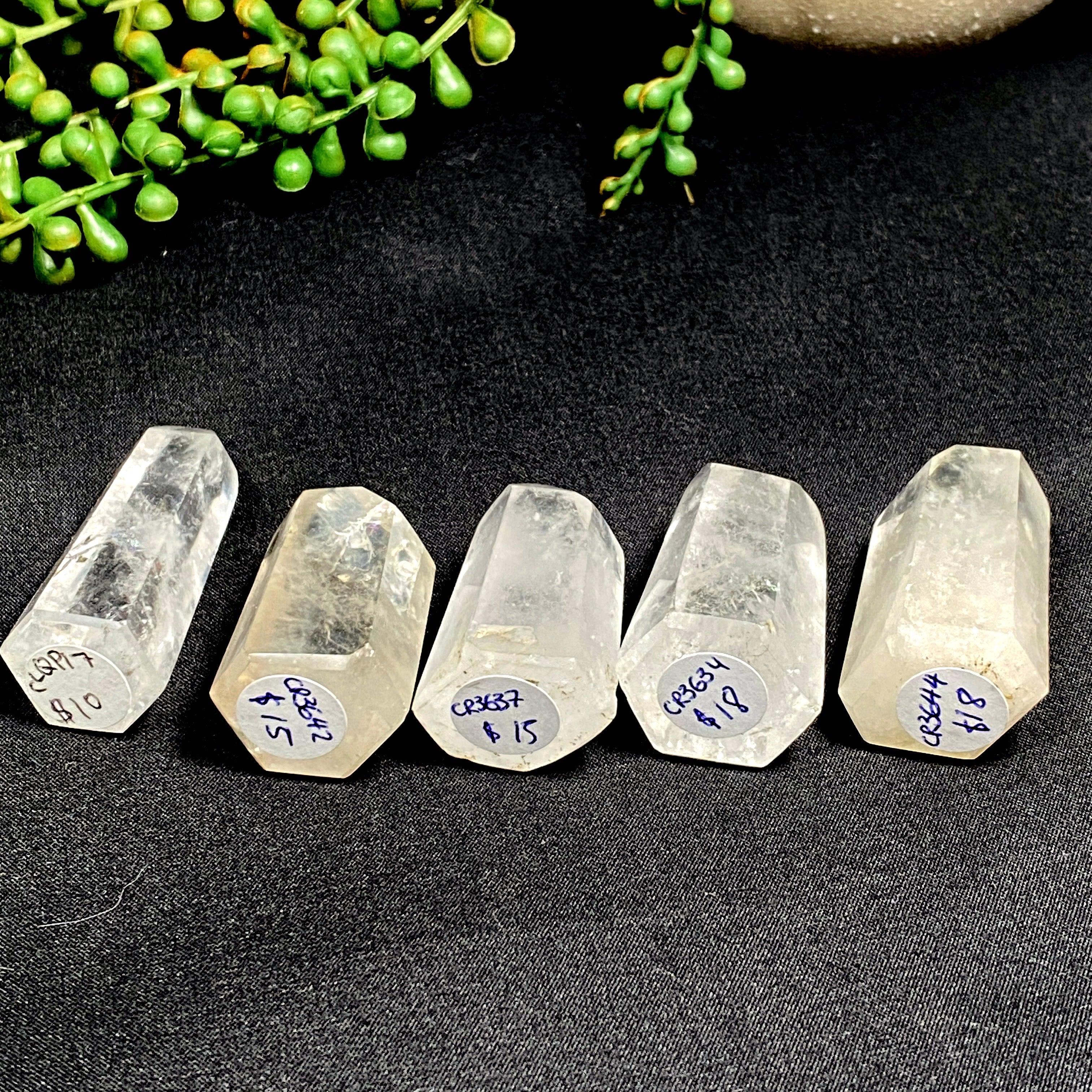 Clear Quartz Generator 30-40g CQG SM - Natural Healing Crystal for Meditation, Energy Work & Home Decor
