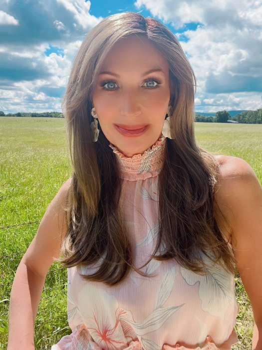 Brooke Synthetic Lace Front Wig with Mono Top - Natural Looking Human Hair Replacement for Daily Wear & Special Occasions
