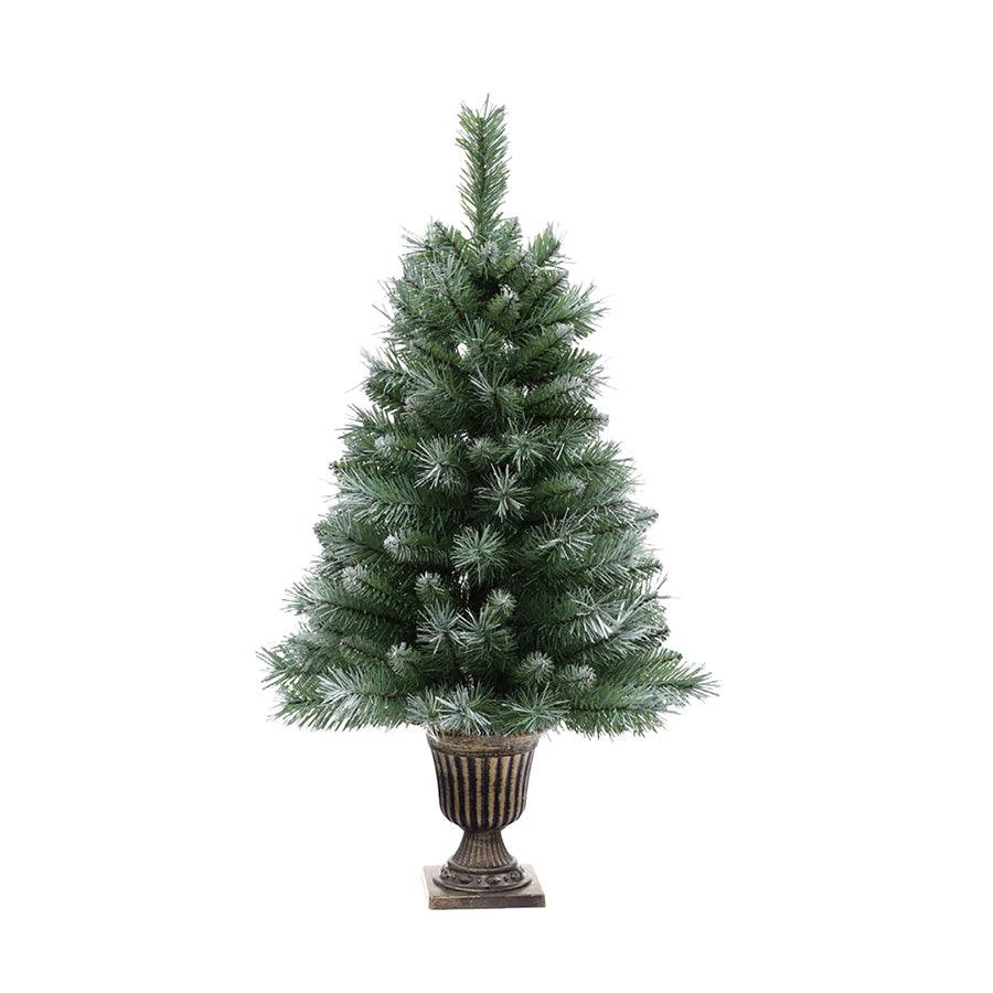 HARMONIER XMAS FROST NOBLE TREE 90CM Artificial Christmas Tree - Premium Green Holiday Decor (2800g) | Perfect for Living Room, Office & Holiday Party Decoration
