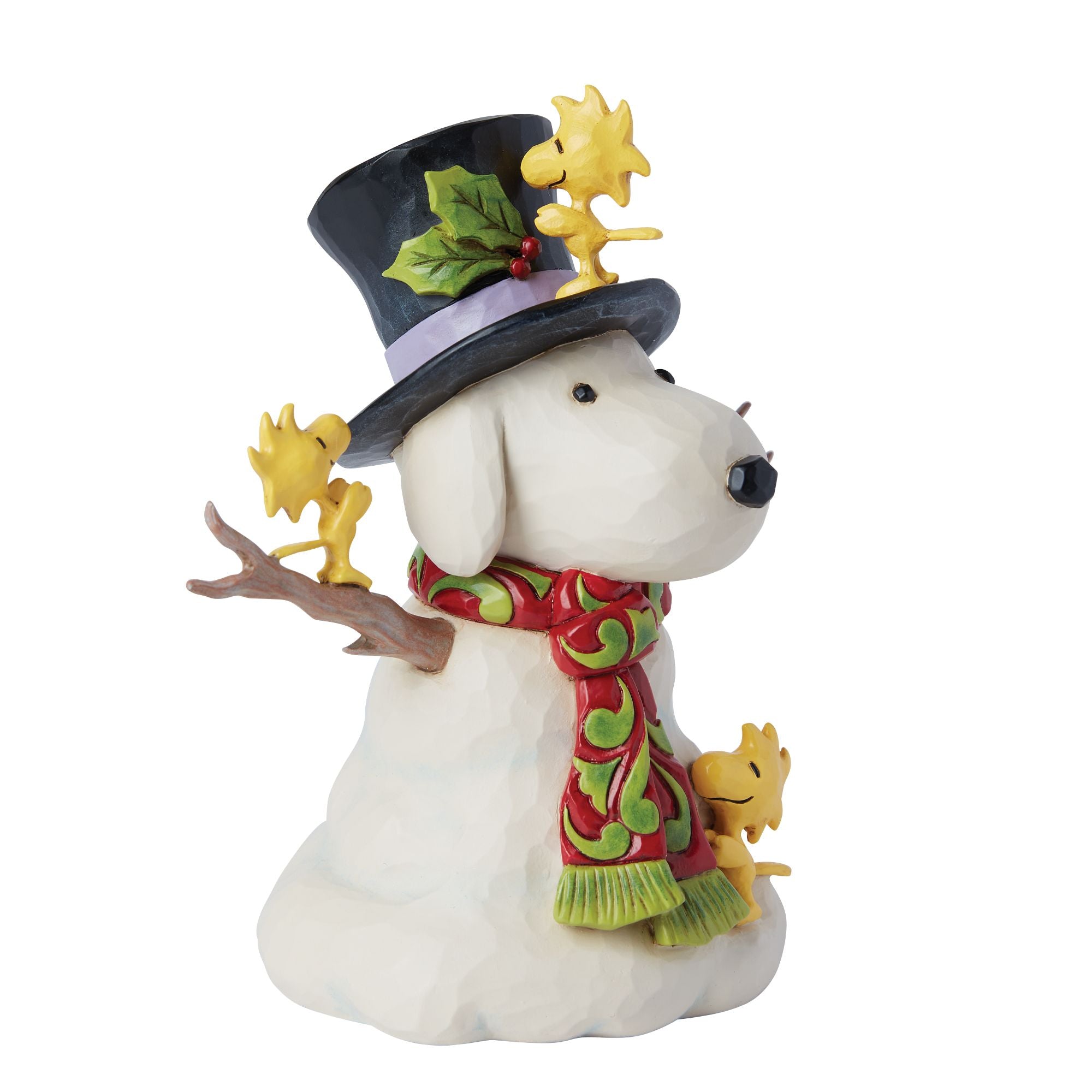 Snoopy Snowman Plush Toy - Cute & Soft Stuffed Animal for Kids & Collectors - Perfect for Christmas Decor, Gifts & Cozy Home Decorations