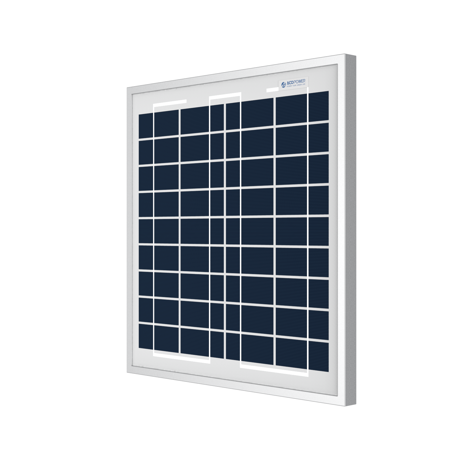ACOPower 15W Polycrystalline Solar Panel - 12V Battery Charger for RV, Boat, Camping & Off-Grid Power Supply | Portable Solar Charging Solution for Outdoor Adventures