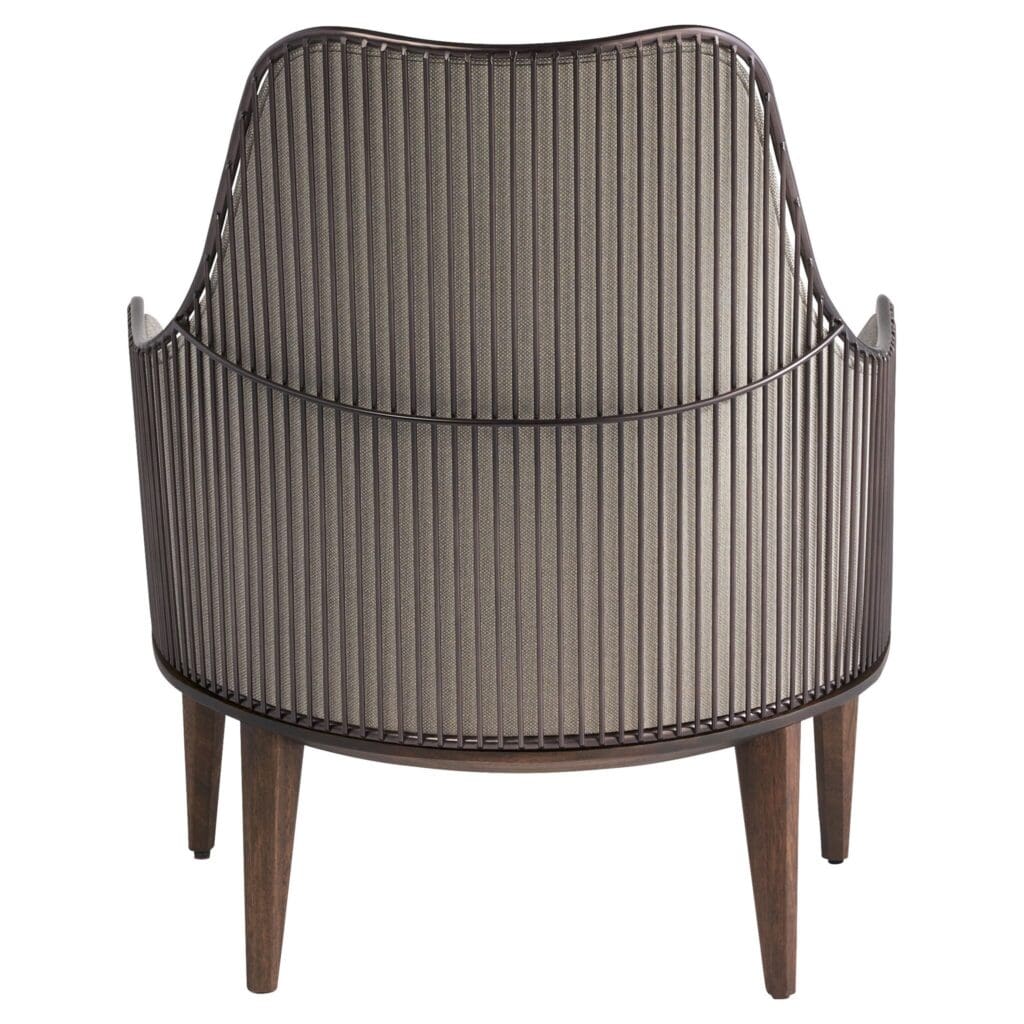Cyan Design 11731 Ayla Chair - Dark Brown, Onyx & Taupe Upholstered Accent Chair for Living Room, Bedroom or Office Decor