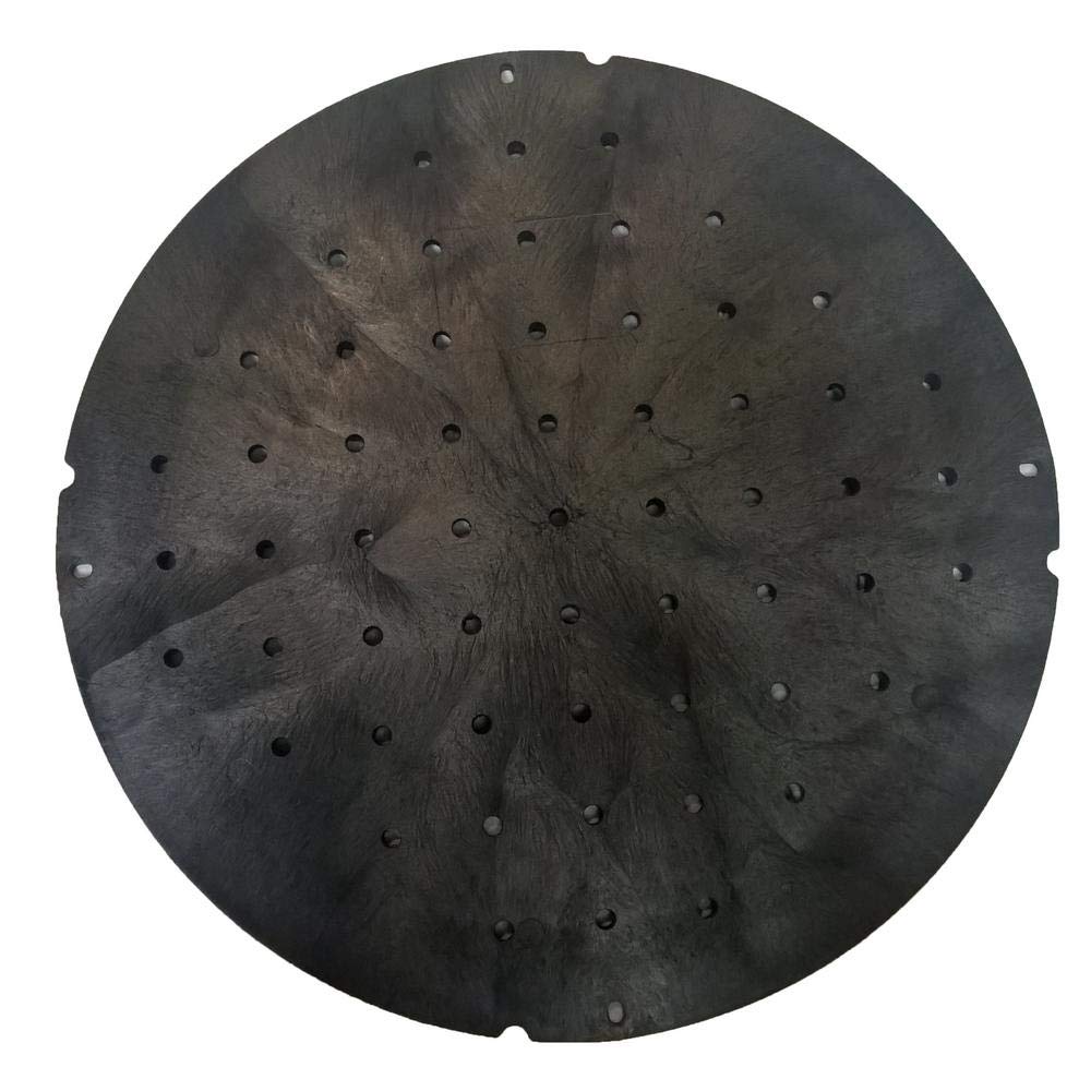 Jackel Perforated Sump Basin Cover SF22B-DR - Heavy Duty Drainage Cover for Basement, Yard & Outdoor Use - Corrosion Resistant Steel Sump Pump Cover