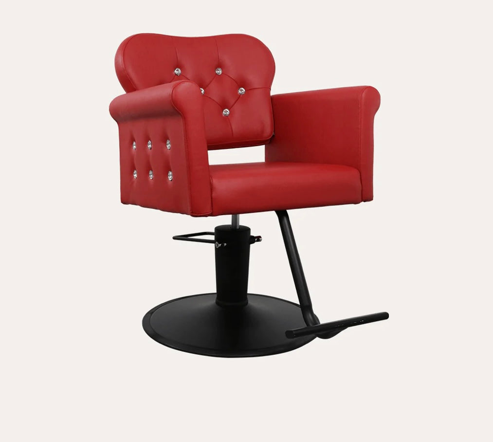 Glam II Salon Chair - Professional Hydraulic Beauty Styling Chair for Hairdressers & Stylists | Perfect for Salons, Spas & Home Use